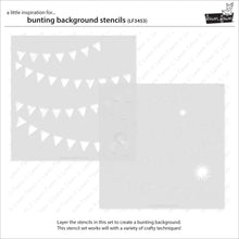 Load image into Gallery viewer, Stencils: Lawn Fawn-Bunting Background