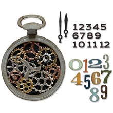 Load image into Gallery viewer, Dies: Sizzix-Thinlits Dies By Tim Holtz 29/Pkg-Vault Watch Gears