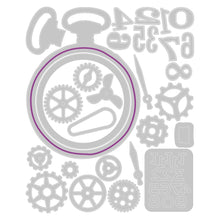 Load image into Gallery viewer, Dies: Sizzix-Thinlits Dies By Tim Holtz 29/Pkg-Vault Watch Gears