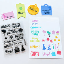 Load image into Gallery viewer, Stamps: Catherine Pooler Designs-Mini Birthday Wishes