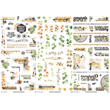 Load image into Gallery viewer, Embellishments: 49 and Market-Academia Rub-On Transfer Set