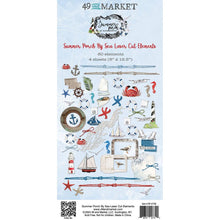 Load image into Gallery viewer, Embellishments: 49 and Market-Summer Porch By Sea Laser Cut Elements