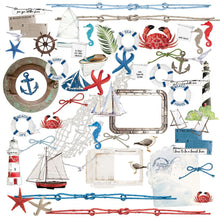 Load image into Gallery viewer, Embellishments: 49 and Market-Summer Porch By Sea Laser Cut Elements