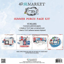 Load image into Gallery viewer, Scrapbooking and Page Layout Kits: 49 and Market Summer Porch Page Kit