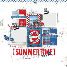 Load image into Gallery viewer, Scrapbooking and Page Layout Kits: 49 and Market Summer Porch Page Kit