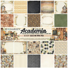 Load image into Gallery viewer, 12x12 Paper: 49 And Market Collection Pack 12"X12"-Academia