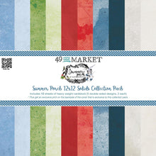 Load image into Gallery viewer, 12x12 Paper: 49 & Market-Summer Porch 12"X12" Solids Collection Pack