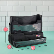 Load image into Gallery viewer, Storage Solutions: TOTALLY TIFFANY - CRAFT & CARRY WORKSTATION - BLACK