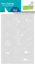 Load image into Gallery viewer, Stencils: Lawn Fawn-Critters In The Desert Coloring Stencils