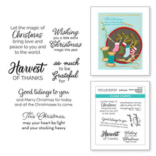 Load image into Gallery viewer, Stamps: Spellbinders-NICHOL'S NEEDLEWORK SENTIMENTS CLEAR STAMP SET
