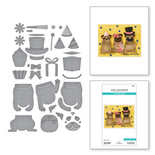 Load image into Gallery viewer, Dies: Spellbinders-PARTY PUGGLES ETCHED DIES