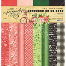 Load image into Gallery viewer, 12x12 Paper: Graphic 45 Collection Pack 12"X12"-Patterns & Solids, Sunshine On My Mind