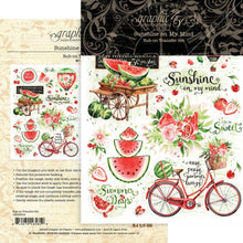 Load image into Gallery viewer, Embellishments: Graphic 45 Sunshine On My Mind Rub-On Transfers