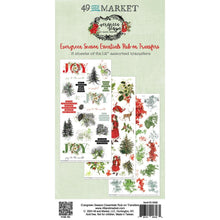 Load image into Gallery viewer, Embellishments: 49 And Market-Evergreen Season Essentials Rub-On Transfers