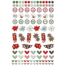 Load image into Gallery viewer, Embellishments: 49 And Market-Wishing Bubbles & Baubles-Evergreen Season Epoxy Stickers