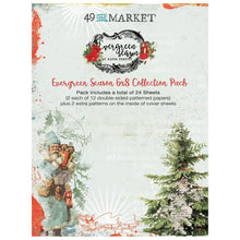 Load image into Gallery viewer, 6x8 Paper: 49 & Market-Evergreen Season 6"X8" Collection Pack