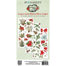 Load image into Gallery viewer, 49 And Market-Evergreen Season Botanical Rub-On Transfers