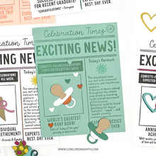 Load image into Gallery viewer, Stamps: Concord & 9th-Happy Headlines