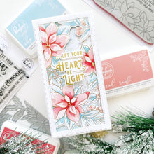 Load image into Gallery viewer, Stamps: Pinkfresh Studio- Poinsettia Frame Cling Stamp 4.25"X5.5"