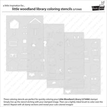 Load image into Gallery viewer, Stencils: Lawn Fawn-Little Woodland Library