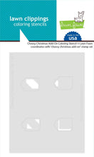 Load image into Gallery viewer, Stencils: Lawn Fawn-Cheesy Christmas Add-On