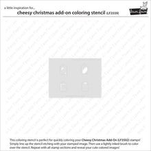 Load image into Gallery viewer, Stencils: Lawn Fawn-Cheesy Christmas Add-On
