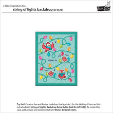 Load image into Gallery viewer, Dies: Lawn Fawn-String of Lights Backdrop Extra Bulbs Add-On