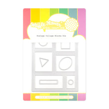 Load image into Gallery viewer, Dies: Waffle Flower-Postage Collage Blocks Die