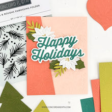 Load image into Gallery viewer, Embossing Folders: Concord & 9th-BERRIES & BOUGHS EMBOSSING FOLDER