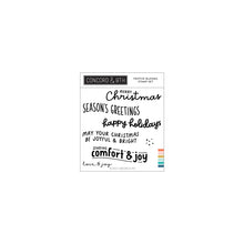 Load image into Gallery viewer, Stamps: Concord & 9th-FESTIVE BLOOMS STAMP SET