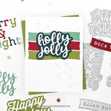 Load image into Gallery viewer, Dies: Concord & 9th-JOLLY HOLIDAY GREETINGS DIES