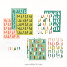 Load image into Gallery viewer, Dies: Concord & 9th-FA LA LA INLAY DIE