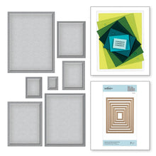 Load image into Gallery viewer, Dies: Spellbinders-NESTABILITIES SCORED AND PIERCED RECTANGLES ETCHED DIES
