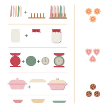 Load image into Gallery viewer, Dies: Honey Bee Stamps-Lovely Layers: Hoosier Cabinet - Baking Add-On