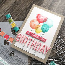 Load image into Gallery viewer, Dies: Concord & 9th-Happy Birthday Words