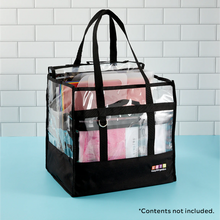 Load image into Gallery viewer, Storage Solutions: TOTALLY TIFFANY-LOIS 2.0 BLACK TOTE