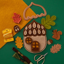 Load image into Gallery viewer, Dies: Spellbinders-FELT AUTUMN ACORN HOUSE ETCHED DIES FROM THE FELT STITCH & CREATE COLLECTION BY NICOLE SPOHR