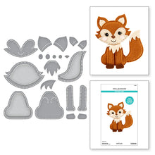 Load image into Gallery viewer, Dies: Spellbinders-FELT FOREST FOX ETCHED DIES FROM THE FELT STITCH & CREATE COLLECTION BY NICOLE SPOHR