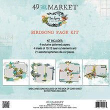 Load image into Gallery viewer, Scrapbooking: 49 And Market Page Kit-Birdsong