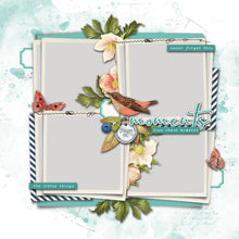 Load image into Gallery viewer, Scrapbooking: 49 And Market Page Kit-Birdsong