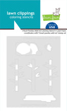 Load image into Gallery viewer, Stencils: Lawn Fawn-I Heart Pandas Coloring Stencils Add-On