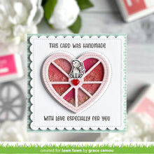 Load image into Gallery viewer, Dies: Lawn Fawn-Stitched Happy Heart Geo Frame Add-On