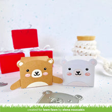 Load image into Gallery viewer, Dies: Lawn Fawn-Tiny Gift Box Panda and Bear Add-On