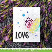 Load image into Gallery viewer, Hot Foil: Lawn Fawn-Floral Heart Hot Foil Plate