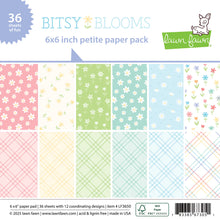 Load image into Gallery viewer, 6x6 Paper: Lawn Fawn-Bitsy Blooms Petite Paper Pack