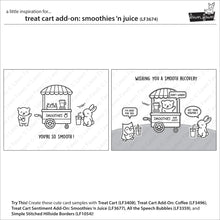 Load image into Gallery viewer, Stamps: Lawn Fawn-Treat Cart Add-On: Smoothies ‘n Juice