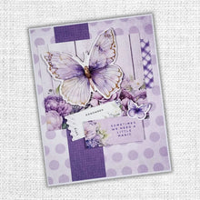 Load image into Gallery viewer, Card Kit: Paper Rose-PAPERCUTS CARDMAKING KIT - DECEMBER 2024 LAVENDER & FAIRIES