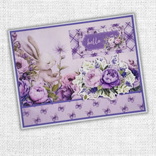 Load image into Gallery viewer, Card Kit: Paper Rose-PAPERCUTS CARDMAKING KIT - DECEMBER 2024 LAVENDER & FAIRIES