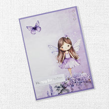 Load image into Gallery viewer, Embellishments: Paper Rose Studio-LAVENDER & FAIRIES EMBOSSED DIE CUTS