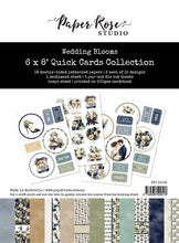 Load image into Gallery viewer, Card Kit: Paper Rose Studio-WEDDING BLOOMS 6X8" QUICK CARDS COLLECTION